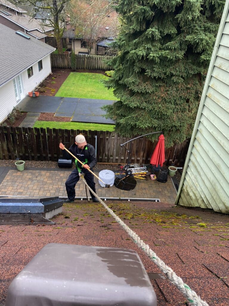 roof washing Tigard OR